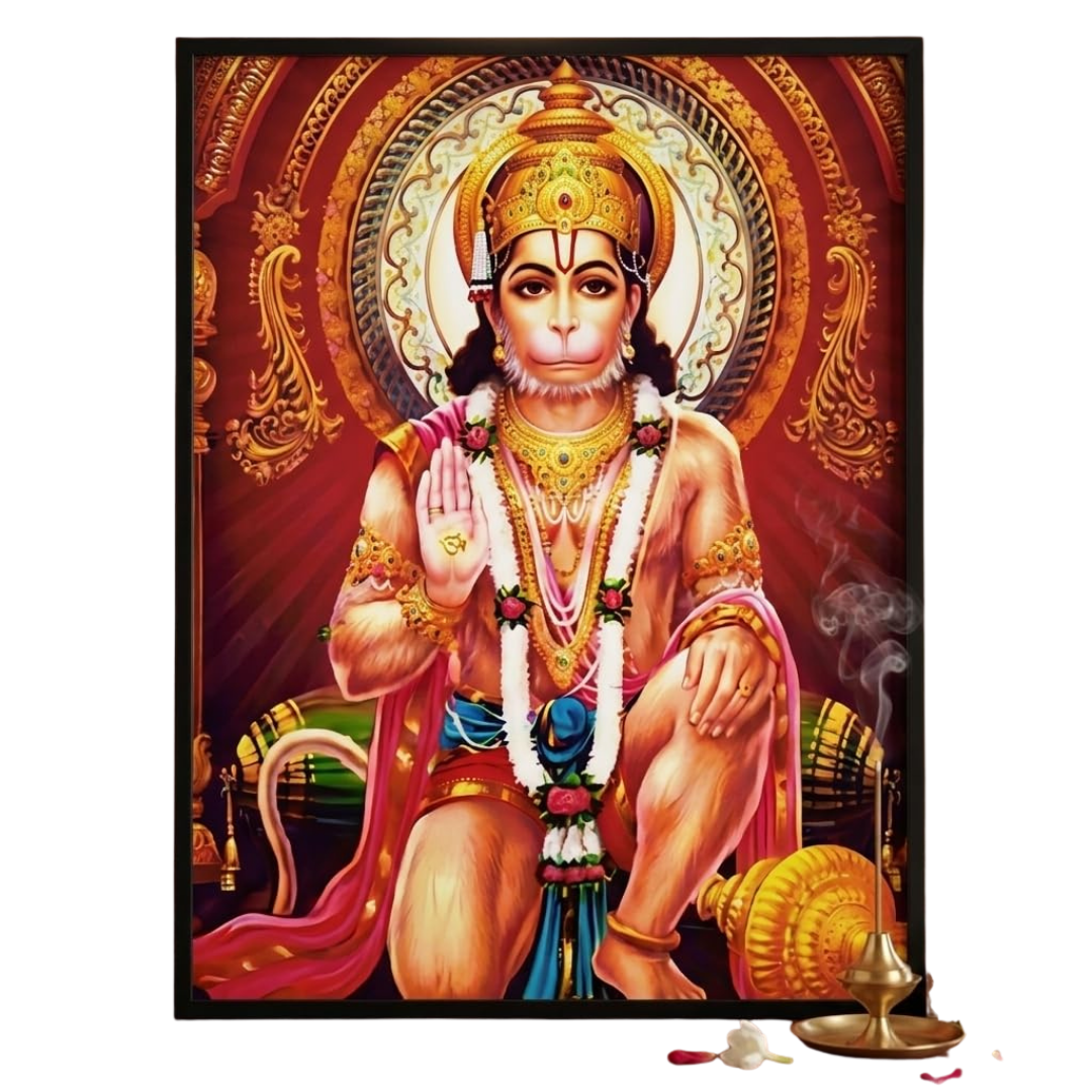 Powerful Hanuman Blessing Frame